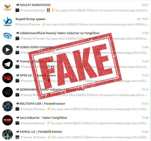 Ayrim Telegram va Instagram kanallarda AQSH bilan migratsiya sohasida bo‘rttirilgan talqinlar tarqalmoqda.