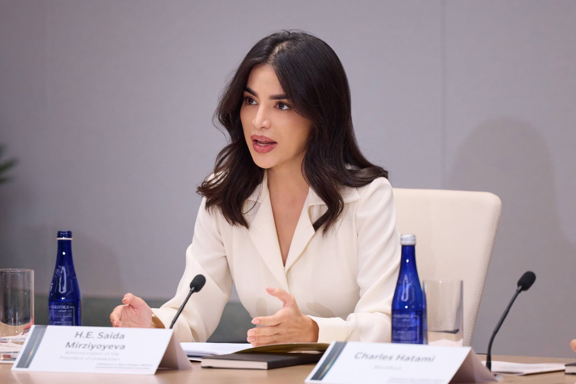 Saida Mirziyoyeva met with the management of BlackRock Corporation