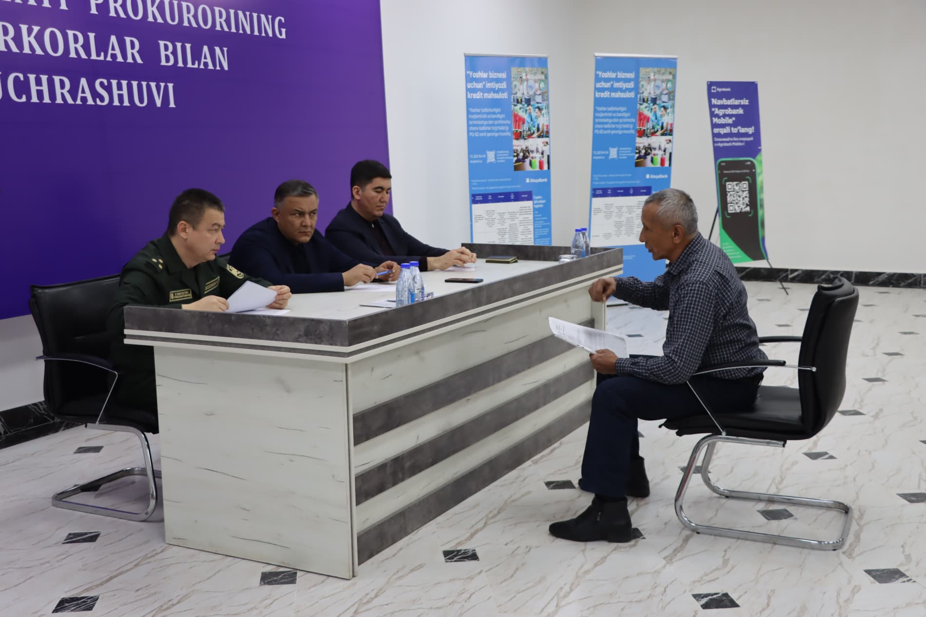 В Джиззаке состоялся открытый диалог с предпринимателями