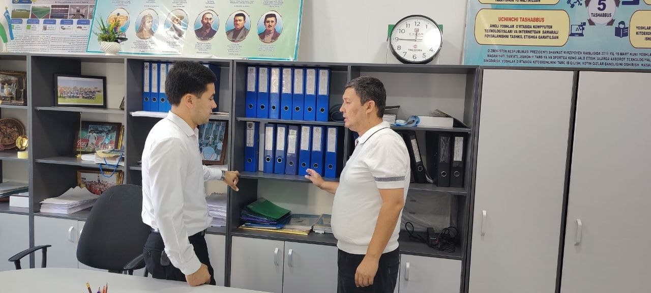 Ma’naviyat va ma’rifat markazi Jizzax shahar bo‘linmasi tomonidan “Jizzax Futbol” akademiyasida ma’naviy-ma’rifiy ishlar bo‘yicha direktor o‘rinbosarining faoliyati o‘rganildi.