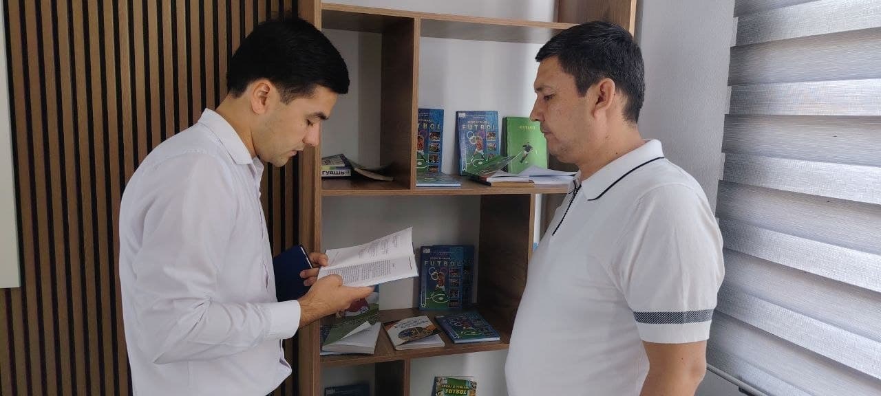 Ma’naviyat va ma’rifat markazi Jizzax shahar bo‘linmasi tomonidan “Jizzax Futbol” akademiyasida ma’naviy-ma’rifiy ishlar bo‘yicha direktor o‘rinbosarining faoliyati o‘rganildi.