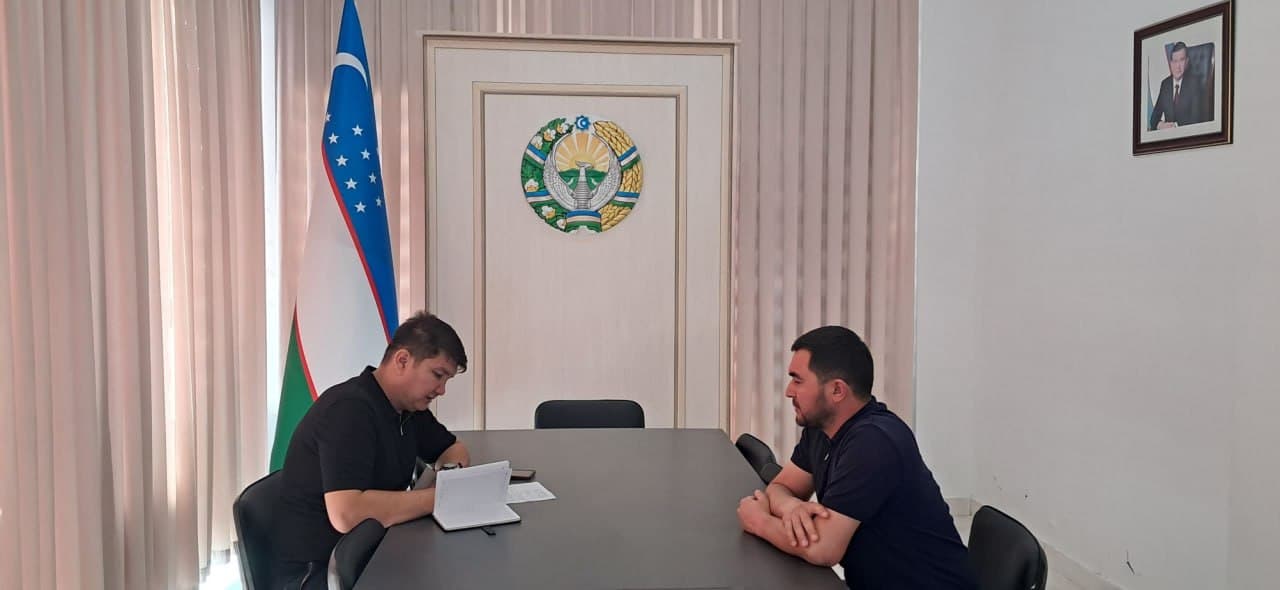 SHAROF RASHIDOV TUMANIDA HAR HAFTA FUQAROLAR QABULI O‘TKAZILMOQDA