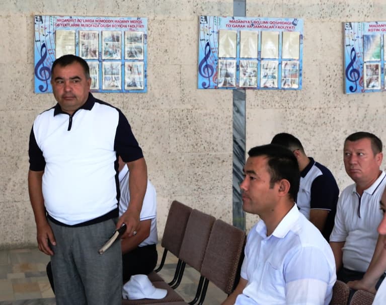 Paxtakor tumanida "Besh tashabbus" o‘yinlarini tashkil etish borasida olib borilayotgan ishlar yuzasidan ochiq muloqat