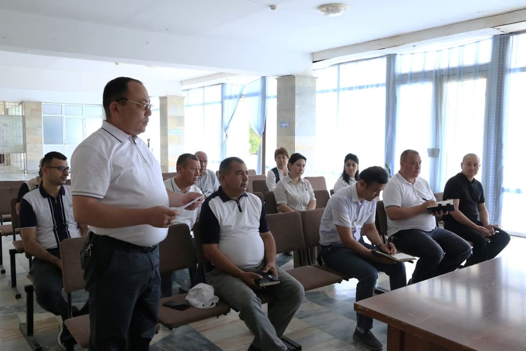 Paxtakor tumanida "Besh tashabbus" o‘yinlarini tashkil etish borasida olib borilayotgan ishlar yuzasidan ochiq muloqat