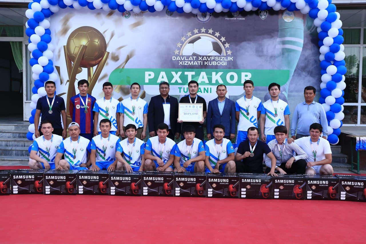 Davlat xavfsizlik xizmati kubogi Paxtakor tuman bosqichi g'oliblari taqdirlandi!