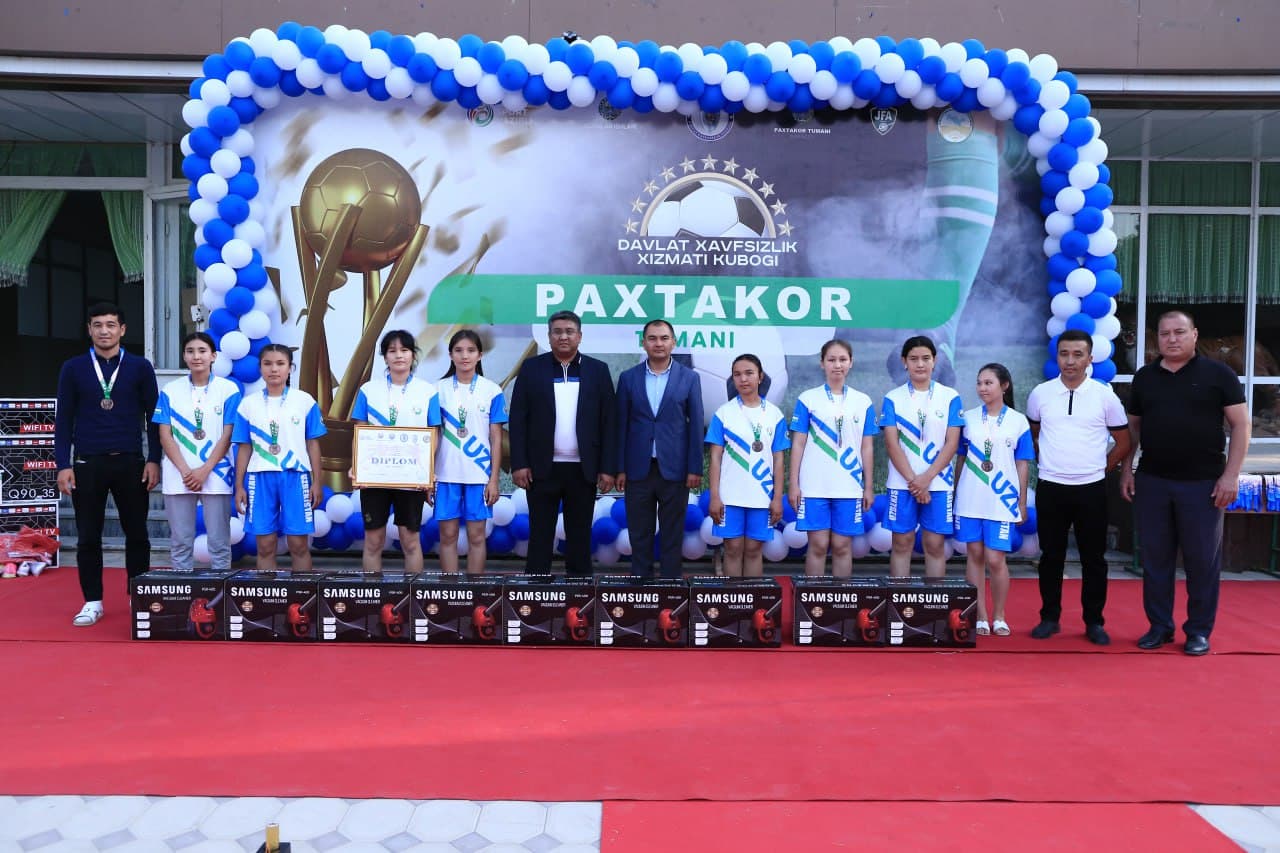 Davlat xavfsizlik xizmati kubogi Paxtakor tuman bosqichi g'oliblari taqdirlandi!