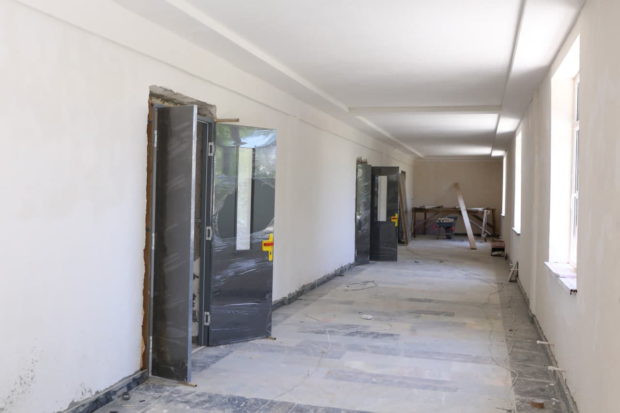 Paxtakorda yangi maktab qad ko’tarmoqda