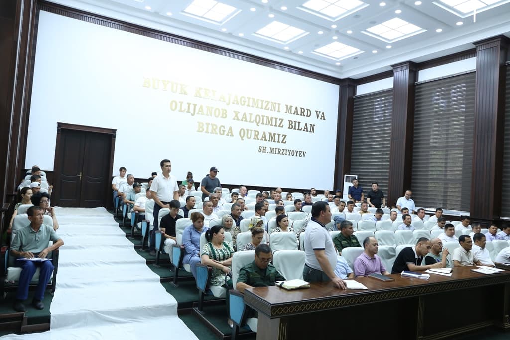 Sayyor uchrashuvlardan yana biri Paxtakor tumanida bo‘lib o‘tdi.