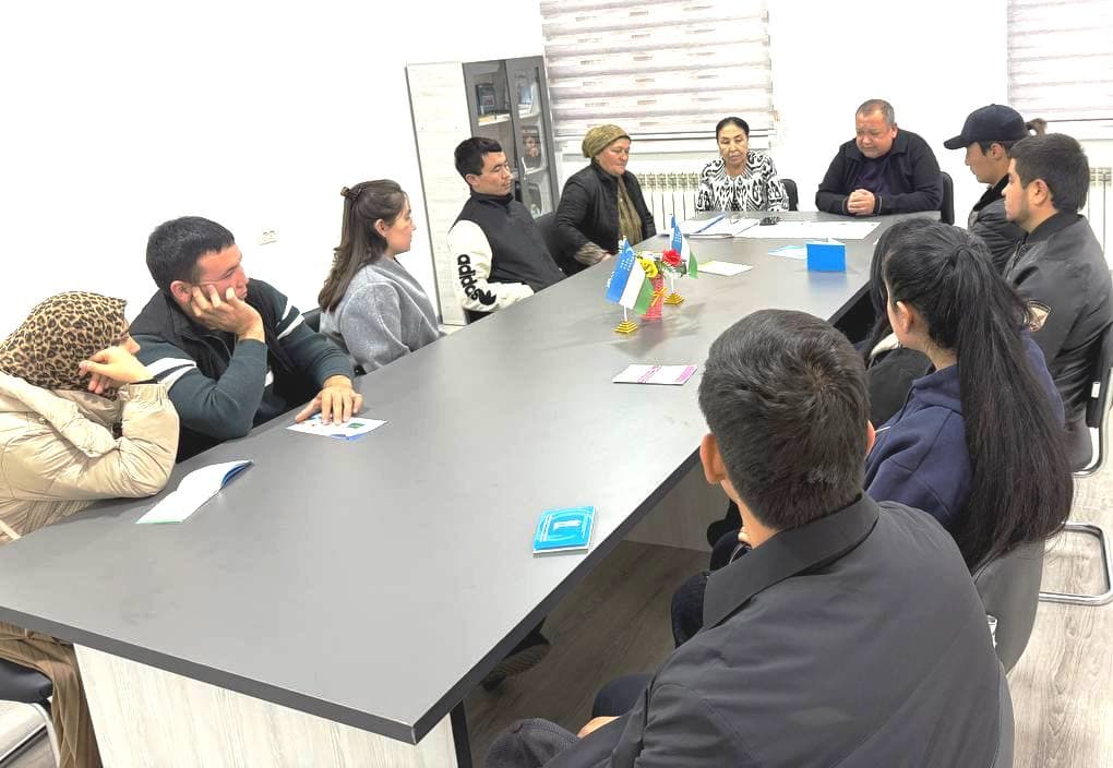 "Yoshlarni oilaviy hayotga tayyorlash" o‘quv mashg‘ulotlari o‘tkazildi.