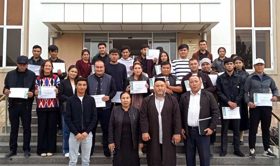 "Yoshlarni oilaviy hayotga tayyorlash" o‘quv mashg‘ulotlari o‘tkazildi.