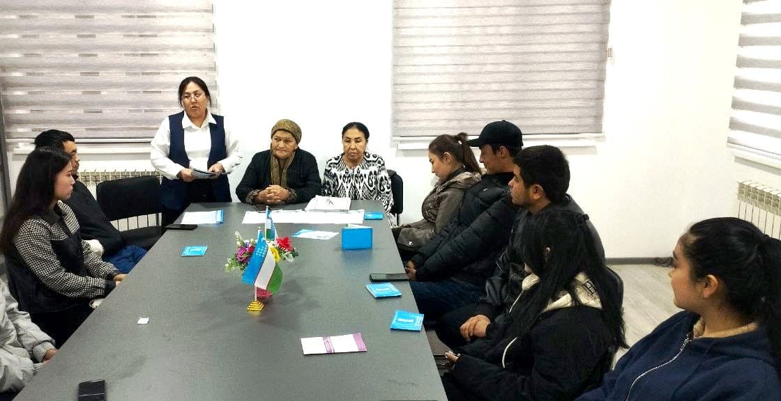 "Yoshlarni oilaviy hayotga tayyorlash" o‘quv mashg‘ulotlari o‘tkazildi.