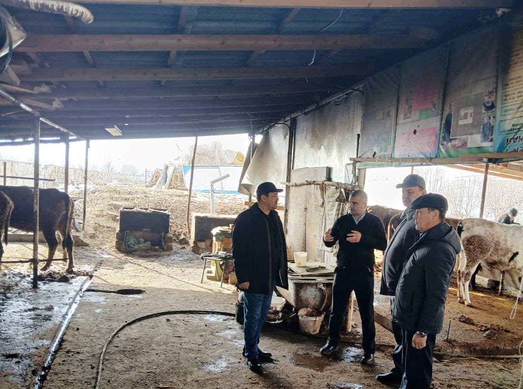 Paxtakor tumani rahbarlari Pedagogika texnikumida o‘rganish ishlarini olib bordilar