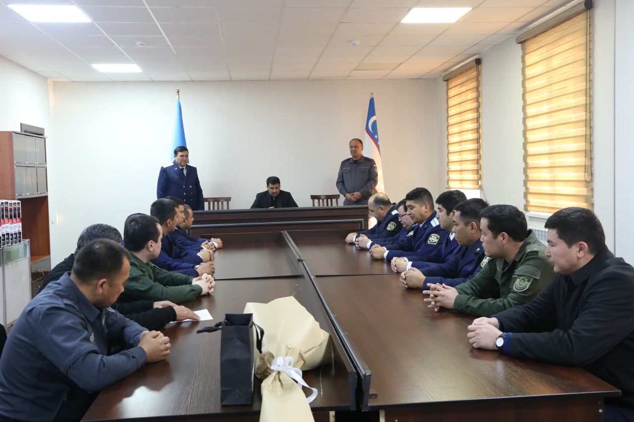 Paxtakor tuman Prokurotura xodimlari e'tirof etildi