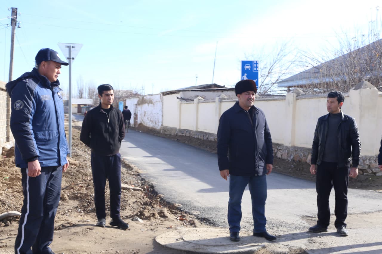 Paxtakor tumani rahbarlari hududlarda o‘rganish ishlarini olib borishdi