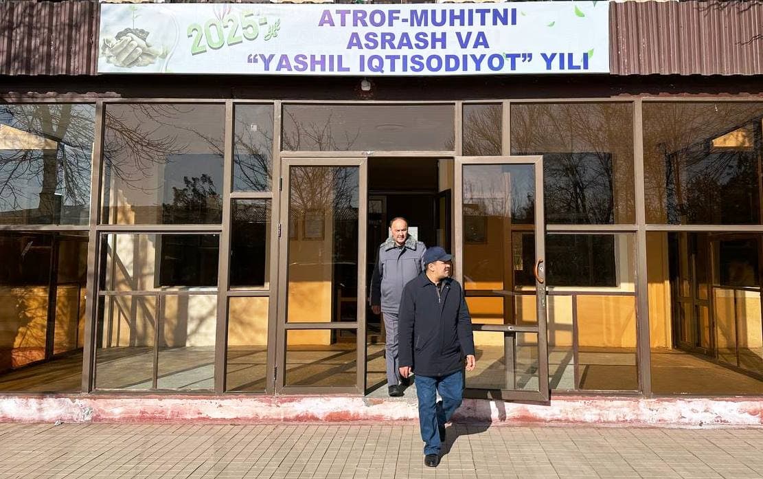 Tuman rahbarlari 2-sonli texnikumida bo'lishdi