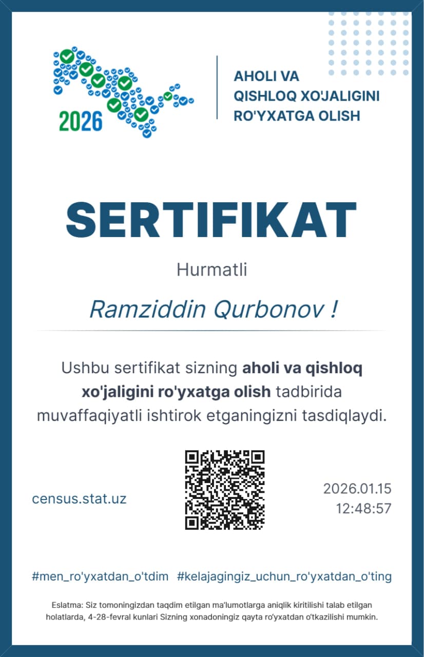Paxtakor tumanida bu jarayon ertalabdan boshlab tashkiliy jihatdan yo‘lga qo‘yildi.