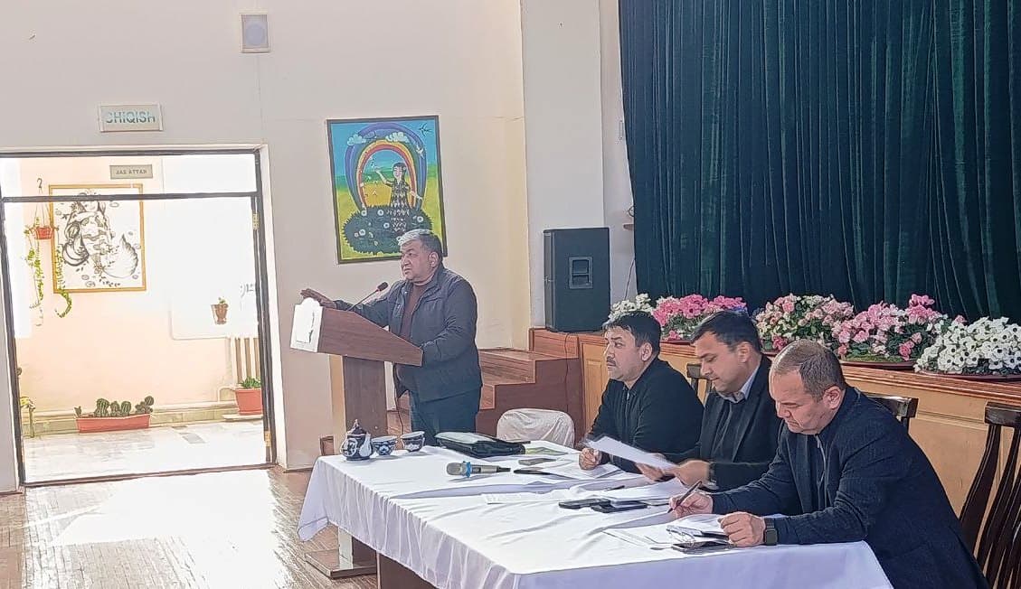 Paxtakor tumanida qishloq xo‘jaligi masalalariga bag‘ishlangan yig‘ilish o‘tkazildi