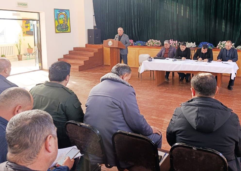 Paxtakor tumanida qishloq xo‘jaligi masalalariga bag‘ishlangan yig‘ilish o‘tkazildi