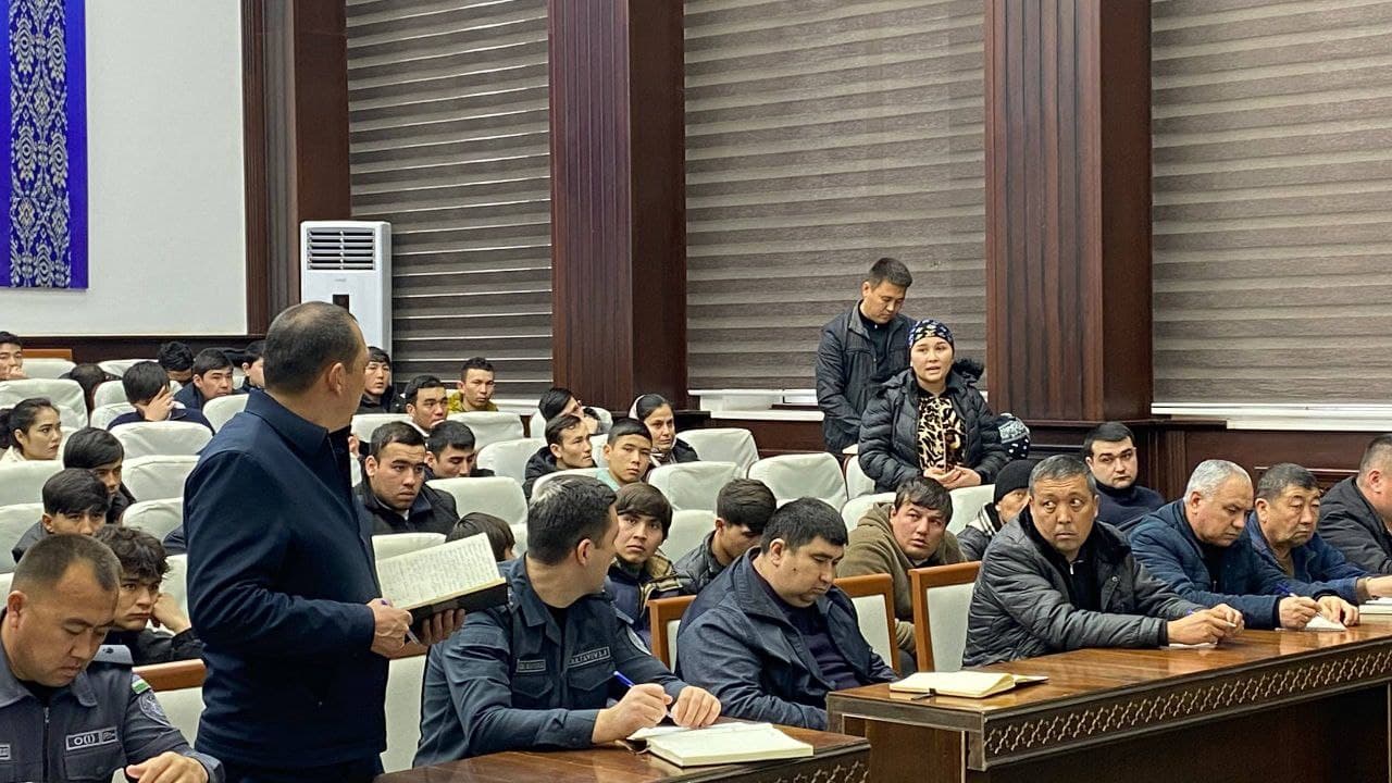 Paxtakor tumanida “RAHBAR VA YOSHLAR” uchrashuvi bo‘lib o‘tdi