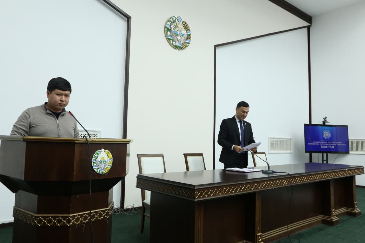 Xalq deputatlari Paxtakor tumani Kengashining 7-chaqiriq yigirmanchi sessiyasi bo‘lib o‘tdi