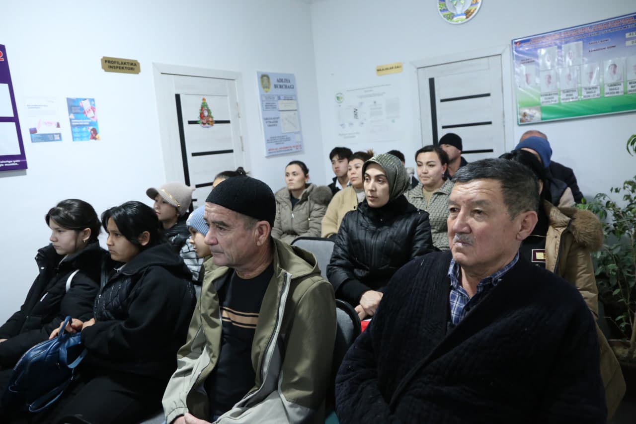 Paxtakor tumanida jinoyatchilikning oldini olish masalalari muhokama qilindi