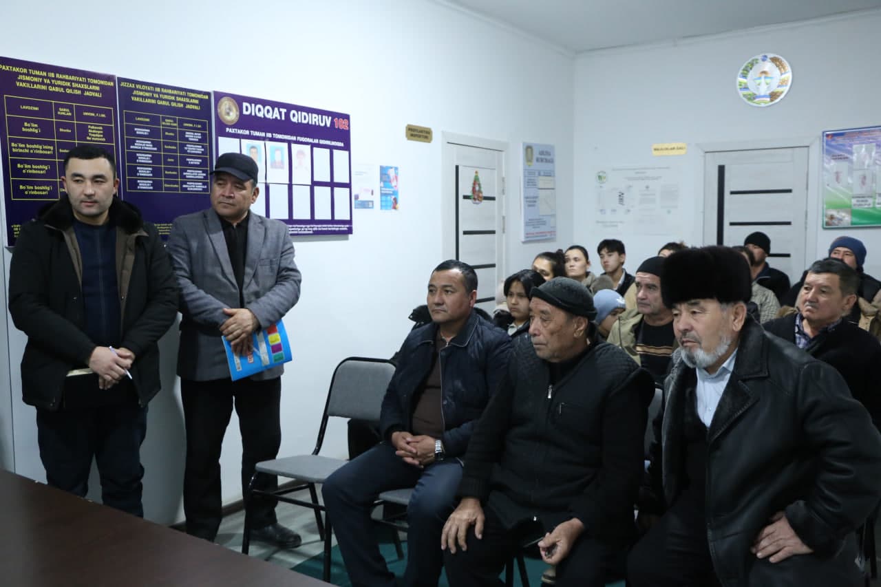 Paxtakor tumanida jinoyatchilikning oldini olish masalalari muhokama qilindi