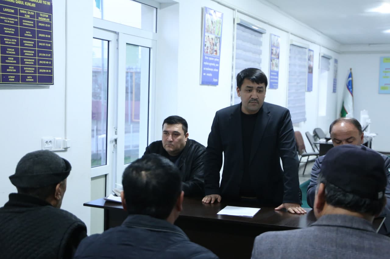 Paxtakor tumanida jinoyatchilikning oldini olish masalalari muhokama qilindi