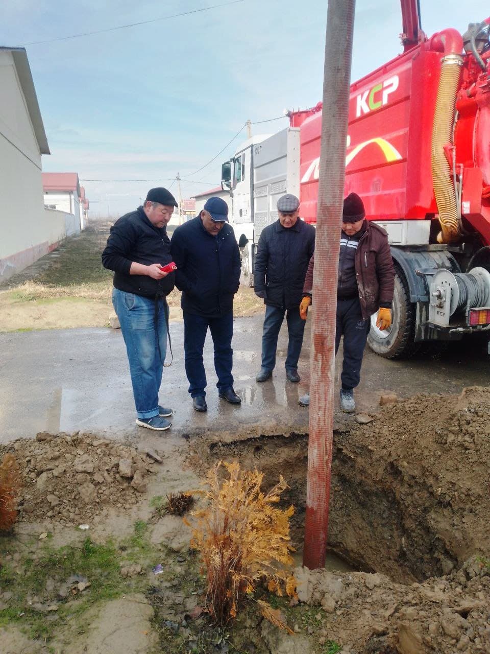 Suv ta’minoti korxonasi xodimlari tomonidan 24 soatlik uzluksiz ish rejimida aholiga qulaylik yaratmoqda