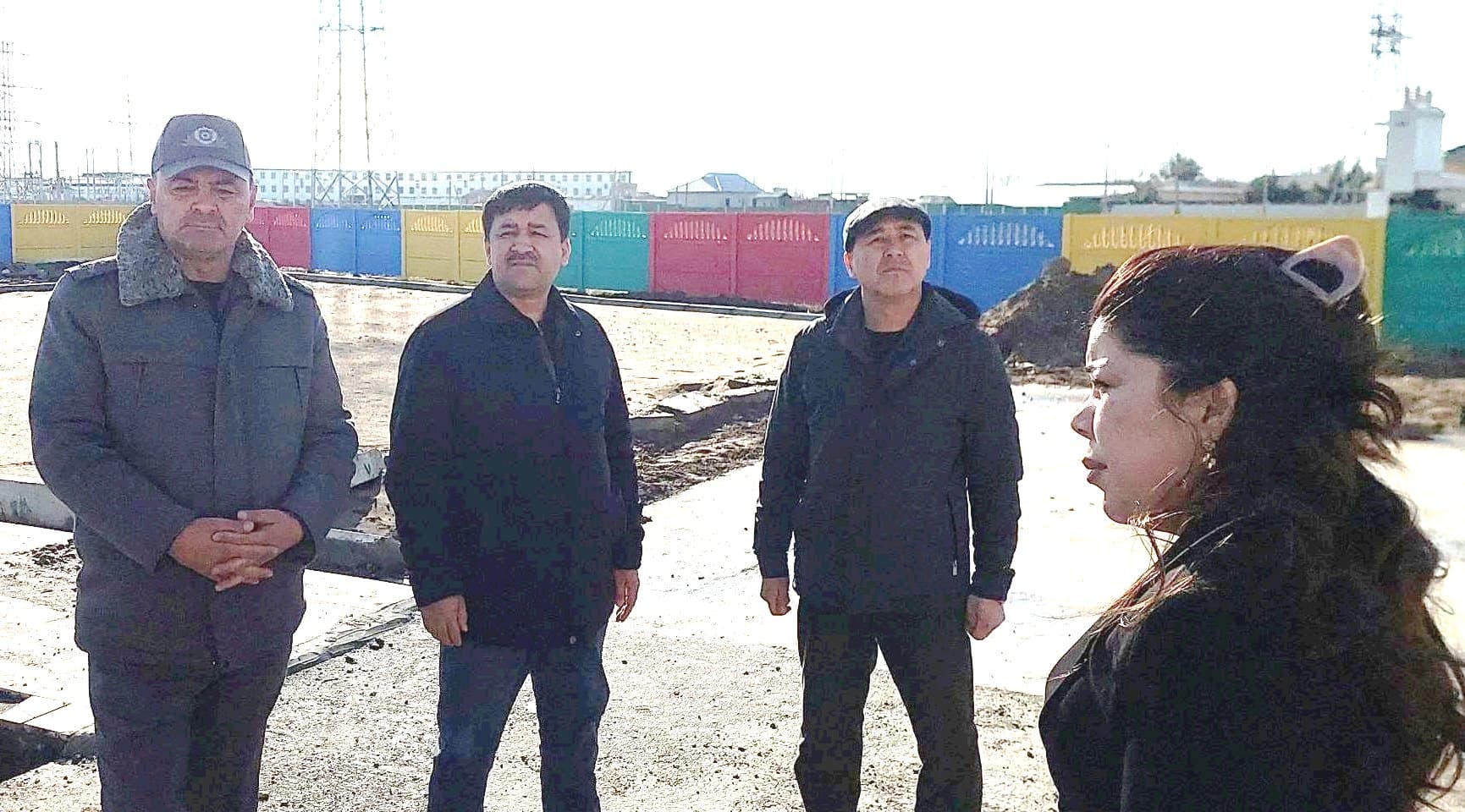 Paxtakor tumanida qurilish va obodonlashtirish ishlari o‘rganildi