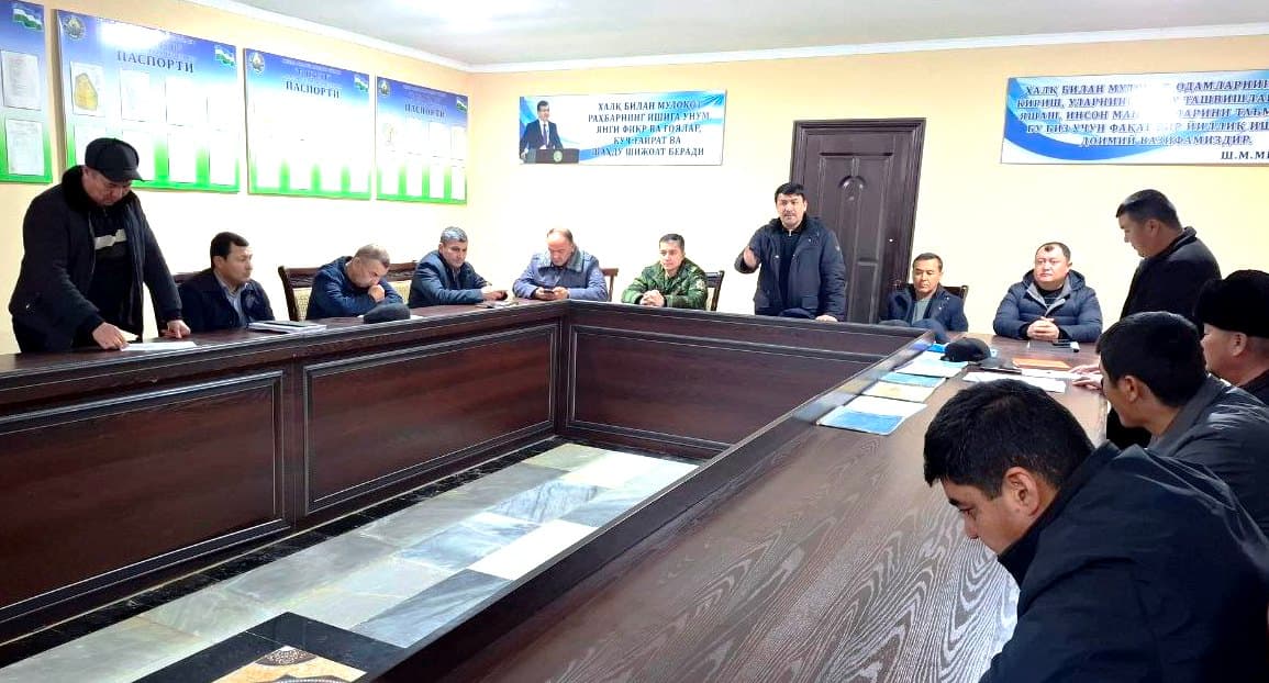 Paxtakor tumanida qishloq xo‘jaligi masalalari bo‘yicha yig‘ilish o‘tkazildi