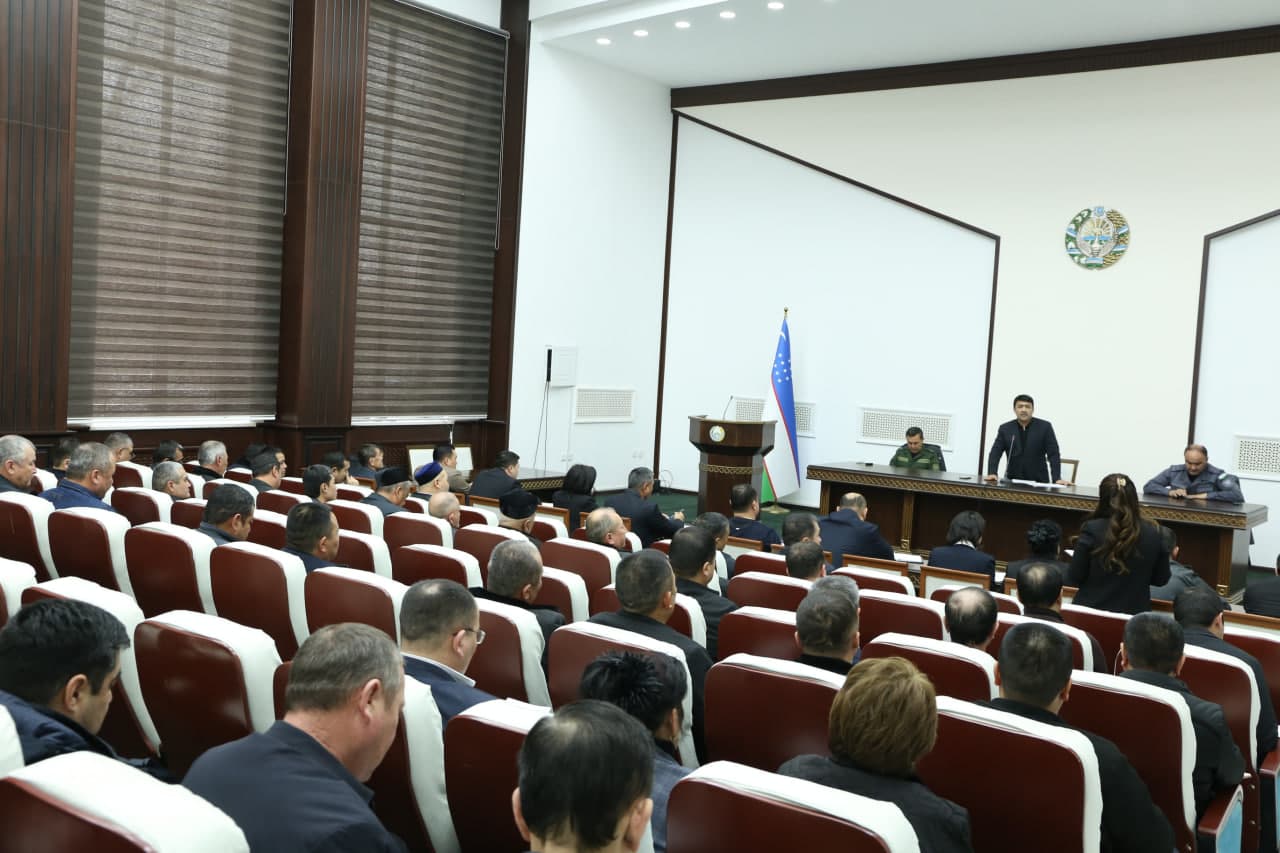 Paxtakor tumanida idoraviy yig‘ilish bo‘lib o‘tdi