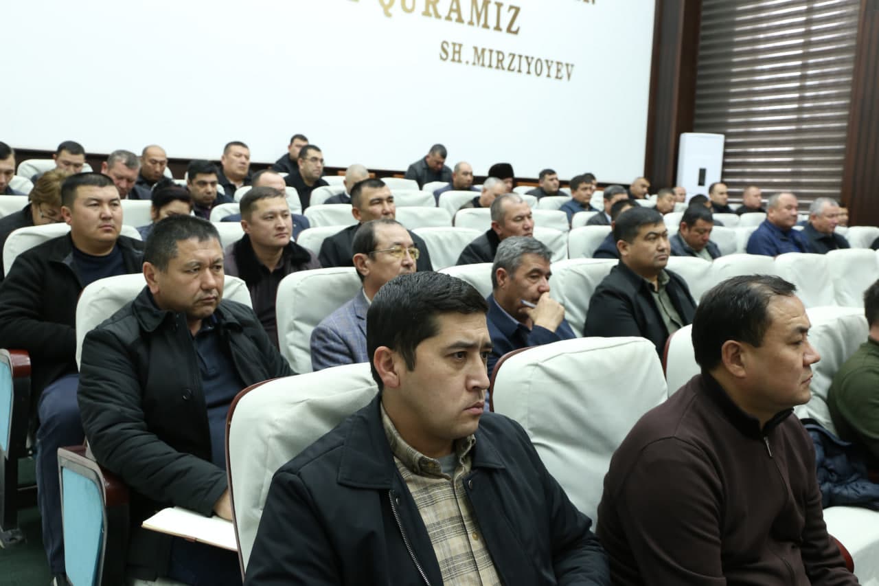 Paxtakor tumanida idoraviy yig‘ilish bo‘lib o‘tdi