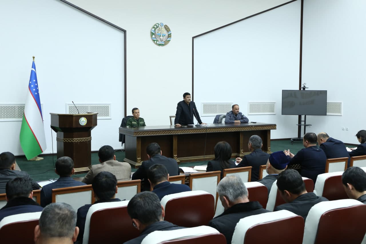 Paxtakor tumanida idoraviy yig‘ilish bo‘lib o‘tdi