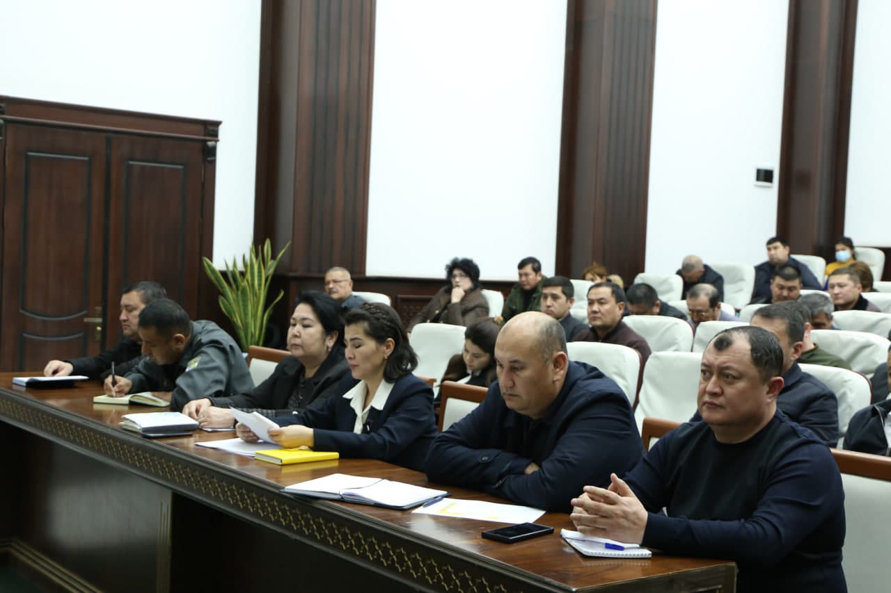 Paxtakor tumanida idoraviy yig‘ilish bo‘lib o‘tdi