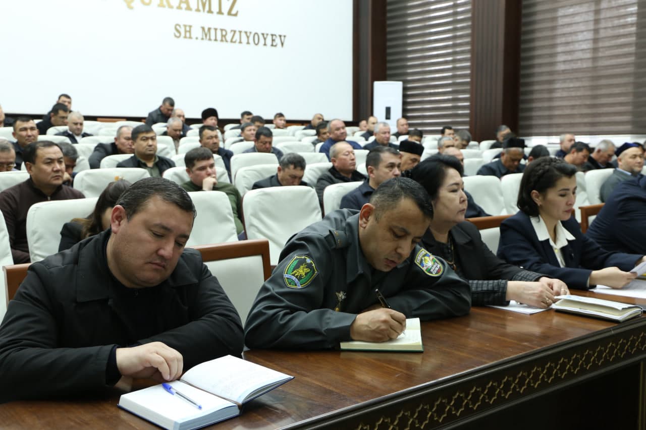 Paxtakor tumanida idoraviy yig‘ilish bo‘lib o‘tdi