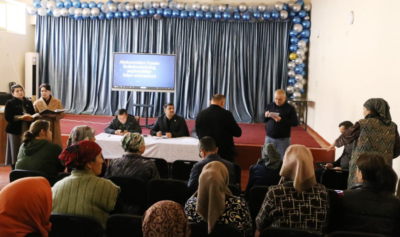 Deputatning saylovchilar bilan uchrashuvi bo‘lib o‘tdi