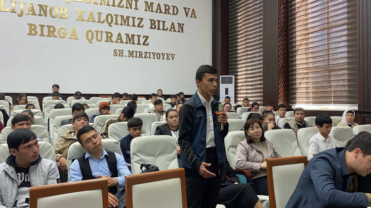 Yoshlar bilan muloqot – kelajakka sarmoya