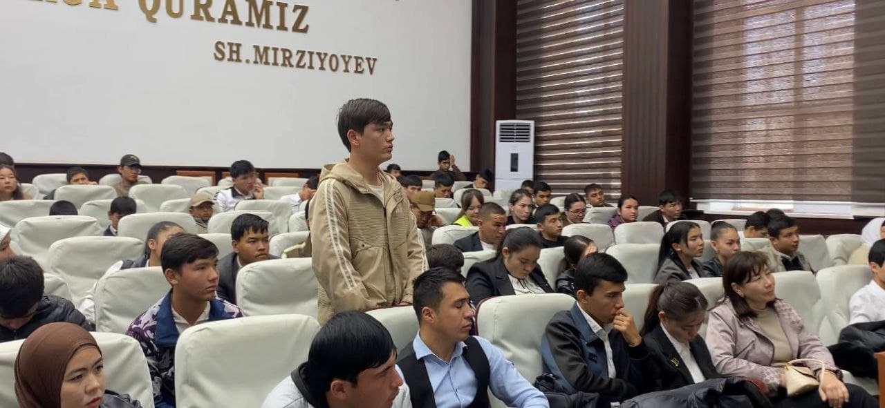 Yoshlar bilan muloqot – kelajakka sarmoya