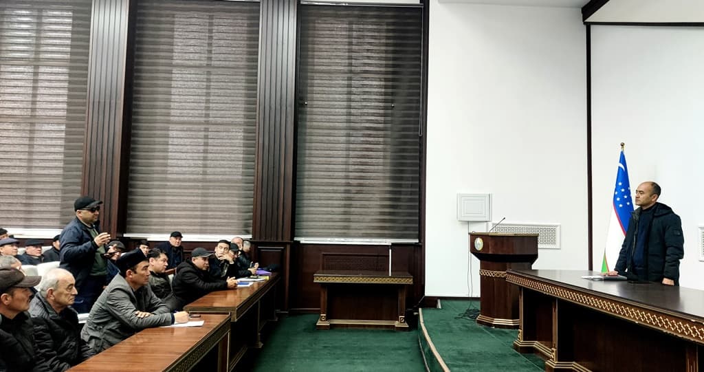 Paxtakor tumanida fermerlar uchun seminar tashkil etildi.