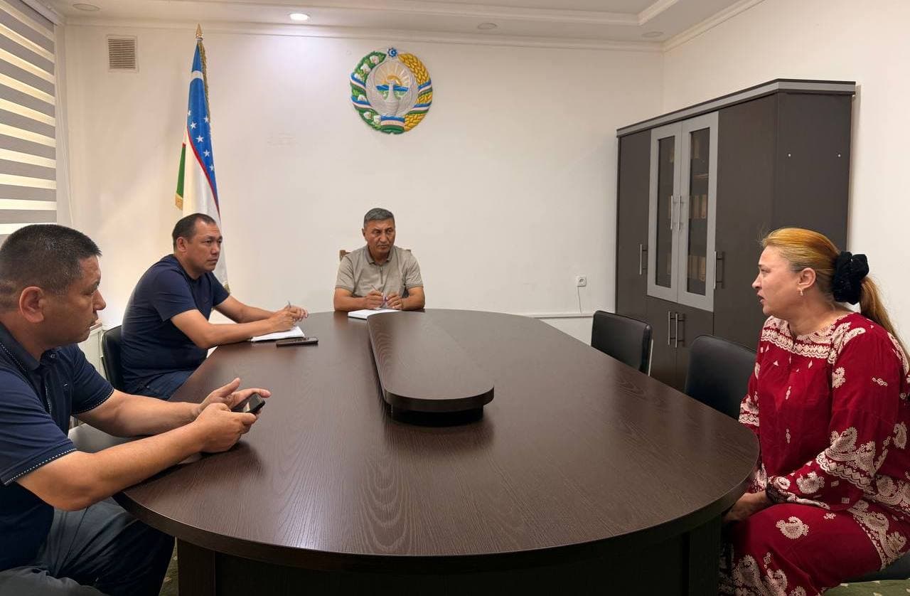 Paxtakor tumani hokimining yoshlar ishlari masalalari bo‘yicha o‘rinbosari F. Qo‘ldoshevning shaxsiy qabuli tashkil etildi