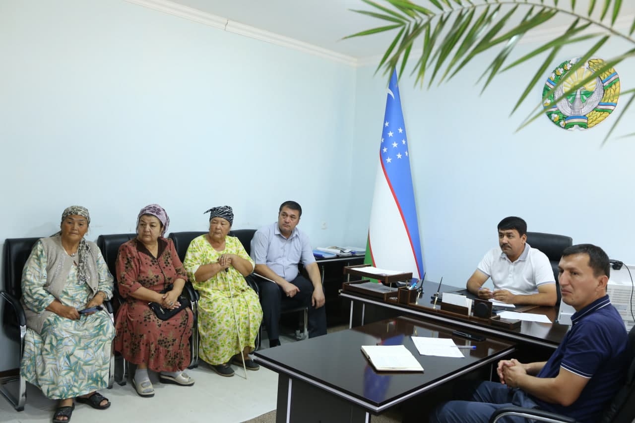 Paxtakor tumani hokimining navbatdagi shaxsiy qabuli o‘tkazildi