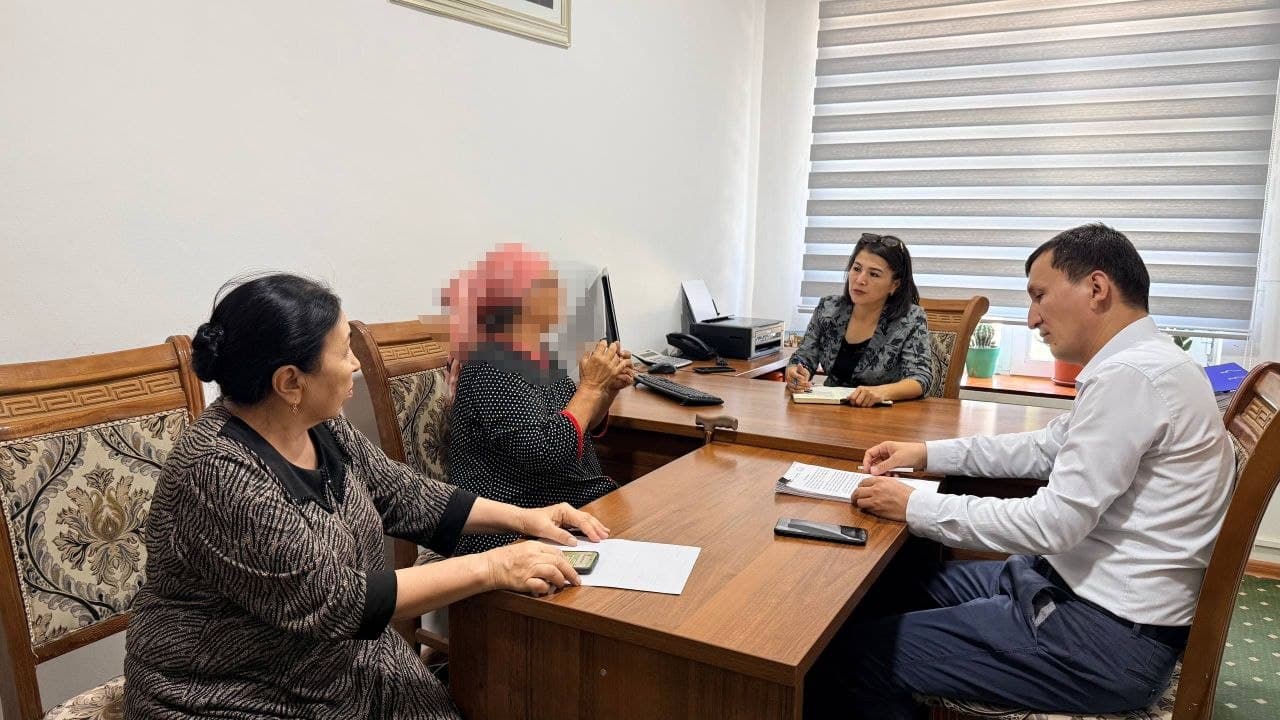 Paxtakor tumani hokimi o‘rinbosari Durdona Djabbarovaning shaxsiy qabuli o‘tkazildi