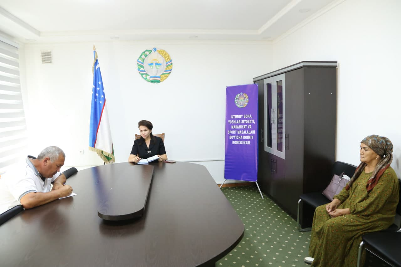 Paxtakor tumani hokimining innovatsiya masalalari bo‘yicha o‘rinbosari O. Otajonovaning shaxsiy qabuli bo‘lib o‘tdi.