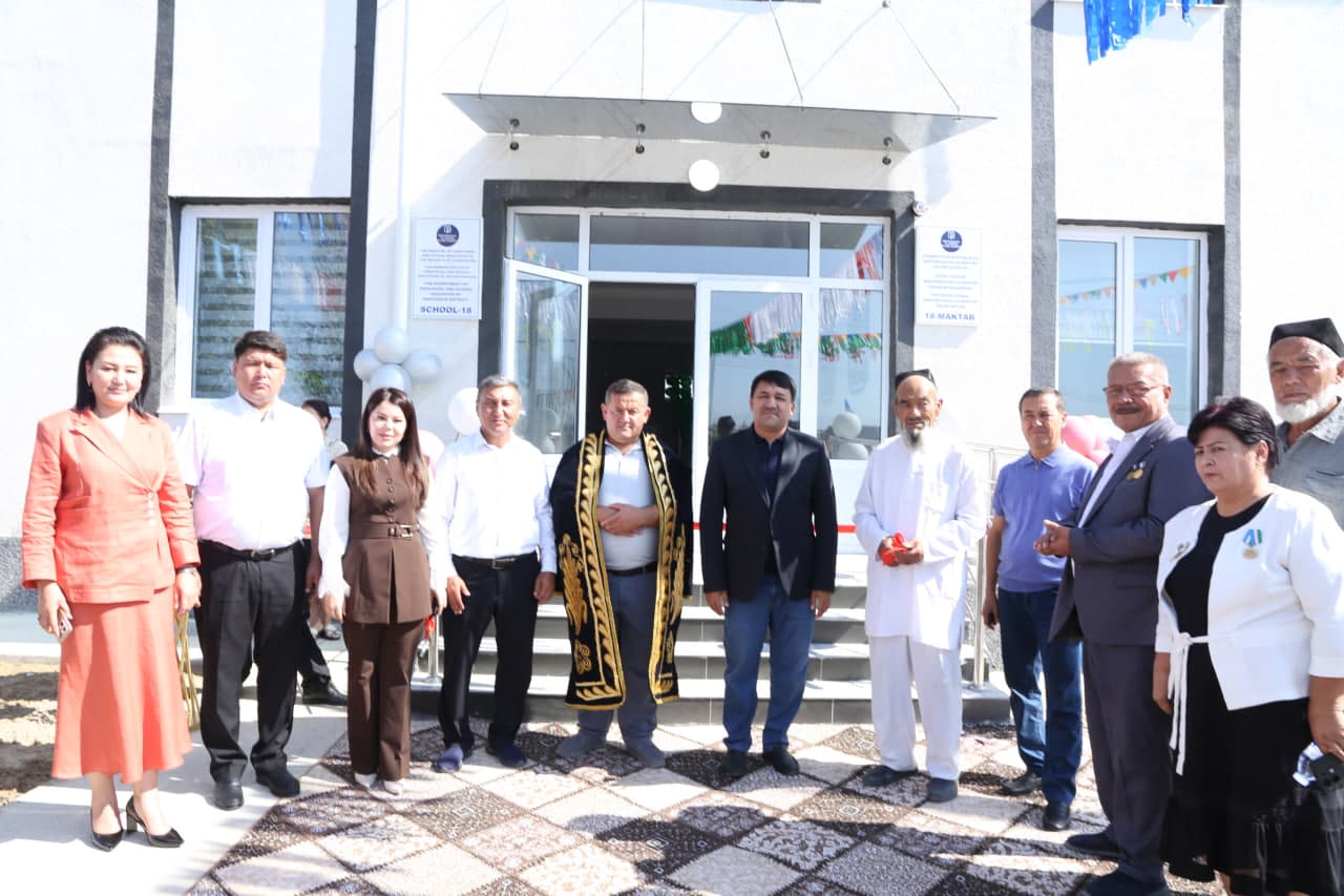 MUSTAQILLIK ARAFASIDA PAXTAKORDA YANA BIR ZAMONAVIY TA’LIM MASKANI FOYDALANISHGA TOPSHIRILDI