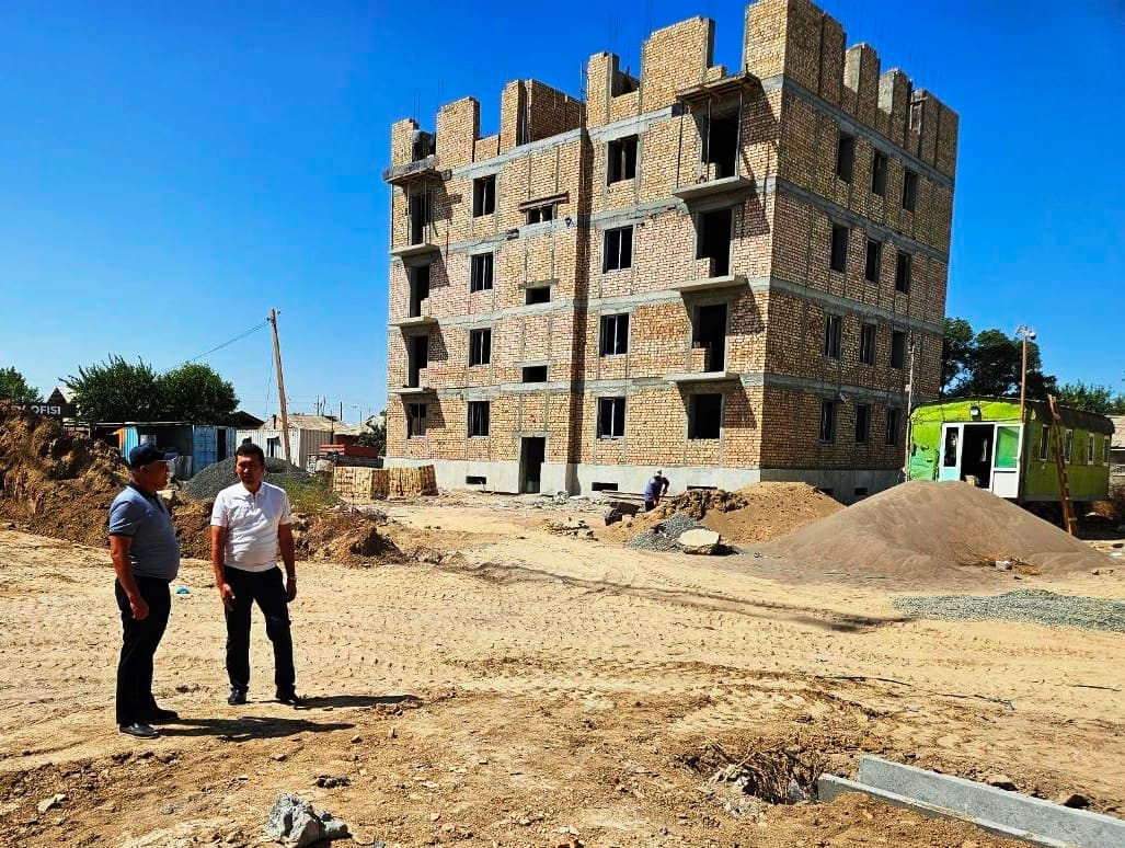 KO‘P QAVATLI UYLARDA QURILISH ISHLARI O‘RGANILDI
