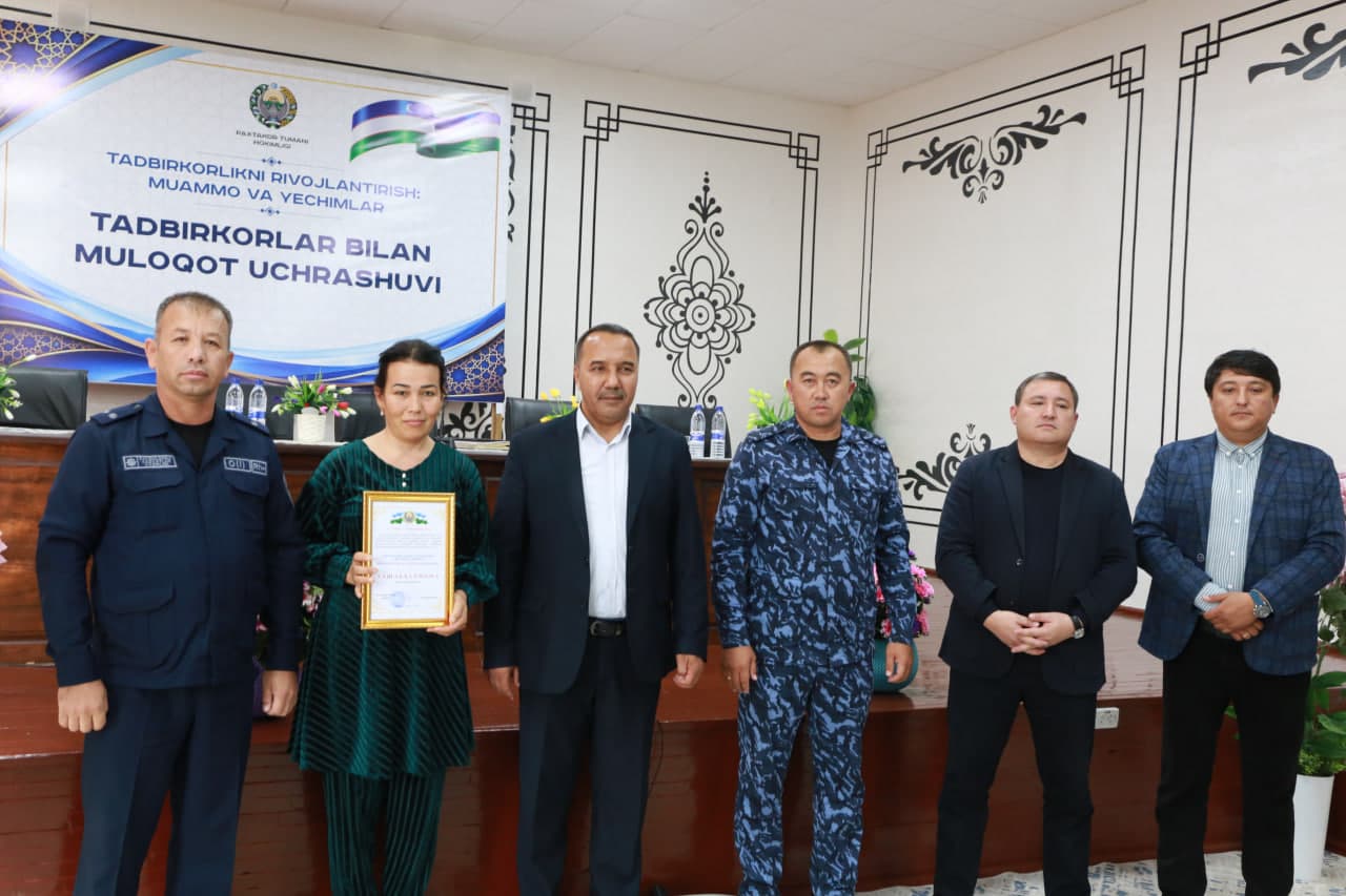 PAXTAKORDA TADBIRKORLAR BILAN OCHIQ MULOQOT O‘TKAZILDI