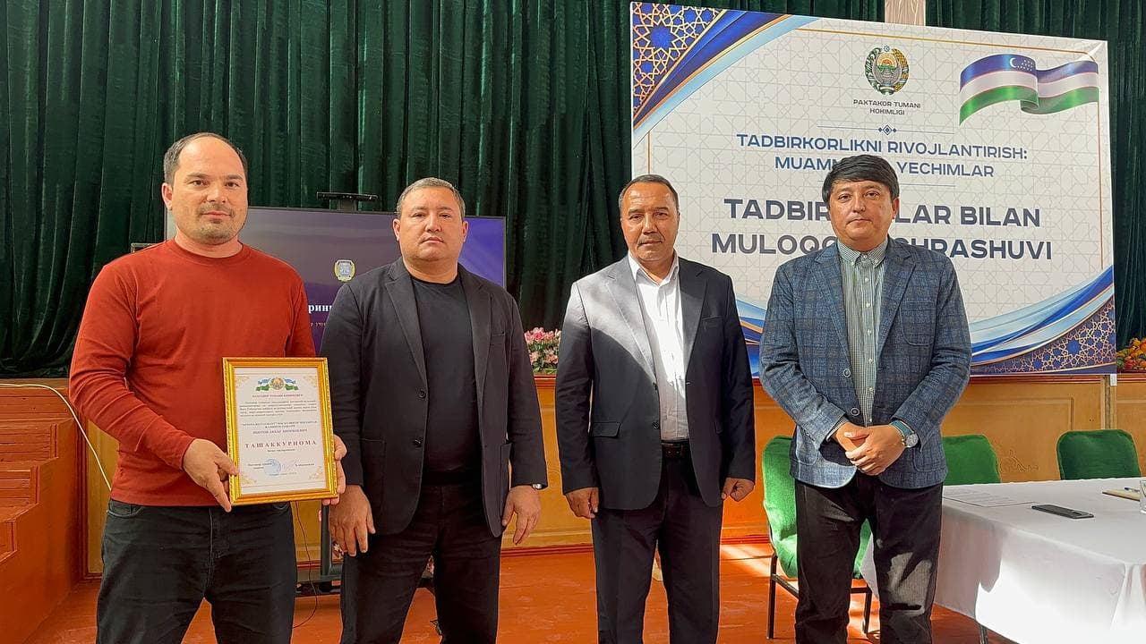TADBIRKORLAR BILAN OCHIQ MULOQOT