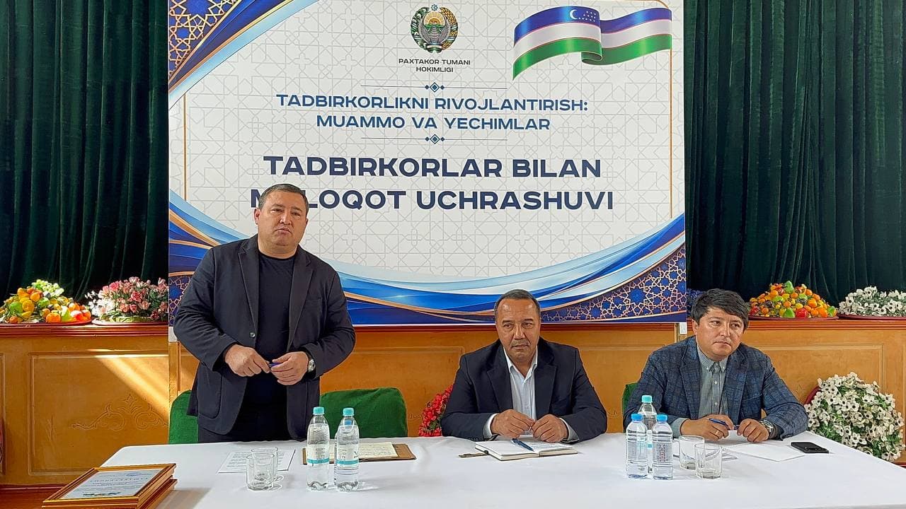 TADBIRKORLAR BILAN OCHIQ MULOQOT