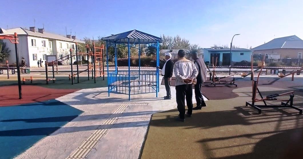 MINGCHINOR MAHALLASIDA BOLALAR MAYDONCHALARI VA WORKOUT HUDUDLARI O‘RGANILDI