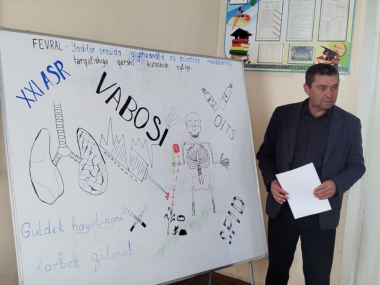 BIZ GIYOHVANDLIKKA QARSHIMIZ
